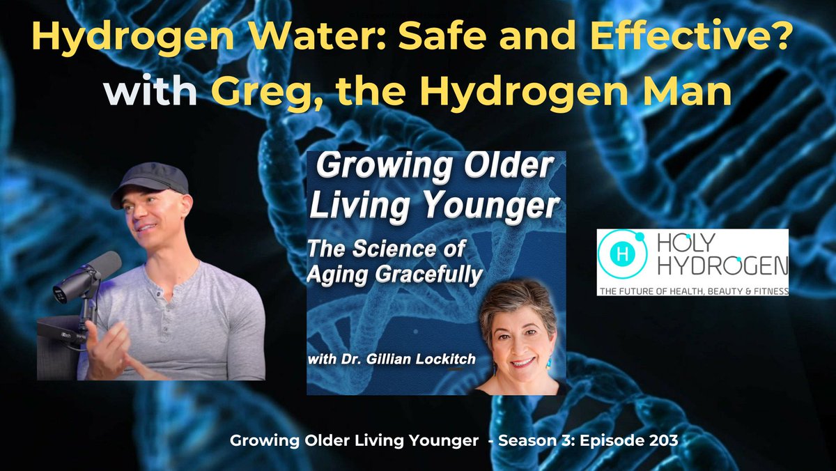 203 Hydrogen Water. Safe and Effective? with Greg, the Hydrogen Man askdrgill.com/2025/04/07/203…  An interesting conversation about the potential healing  power of molecular hydrogen