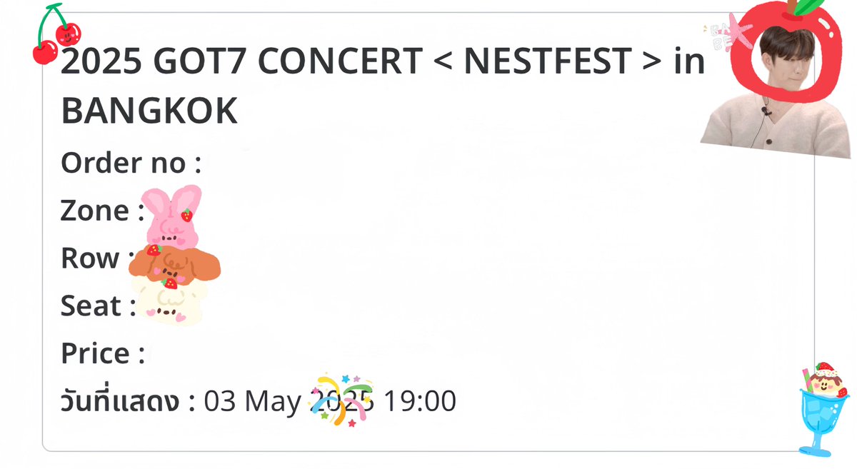 bwirxn's tweet photo. แก้บนค้าบ ได้เจอน้องจินยองแน้วว ~

🍒 แจก 107 ฿ / 1 คน  สุ่ม ⁽⁰⁸ᐟ⁰⁴⁾

#GOT7_NESTFESTinBKK https://t.co/zGN71z4xQG