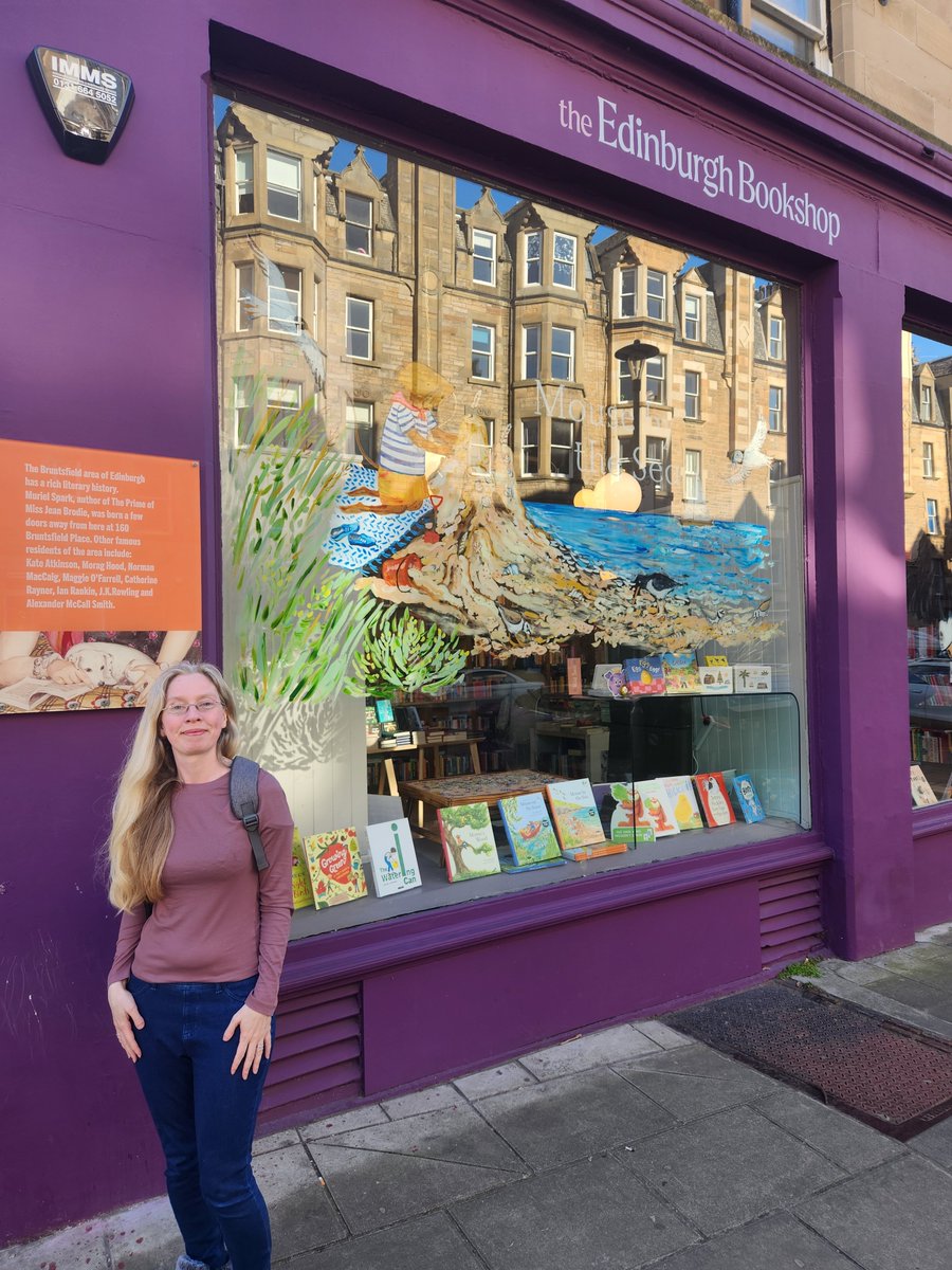 Lovely to visit the wonderful <a href="/EdinBookshop/">The Edinburgh Bookshop</a>, have a cup of tea, sign some copies of One Came Back (geni.us/OneCameBack), and leave with a bag of books! #Edinburgh #debutnovel