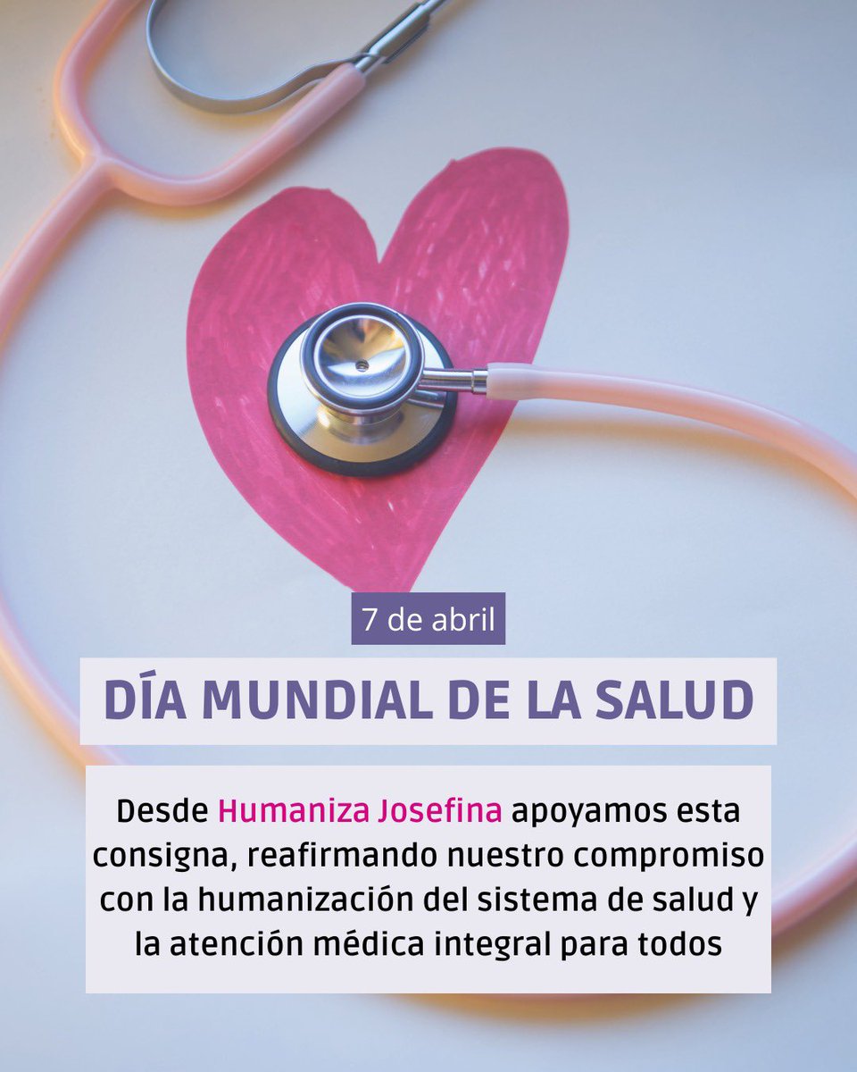 🌍💚 ¡Hoy celebramos el Día Mundial de la Salud! Desde nuestra Fundación seguiremos colaborando en la construcción de sistemas de salud más humanizados y accesibles para todos.
