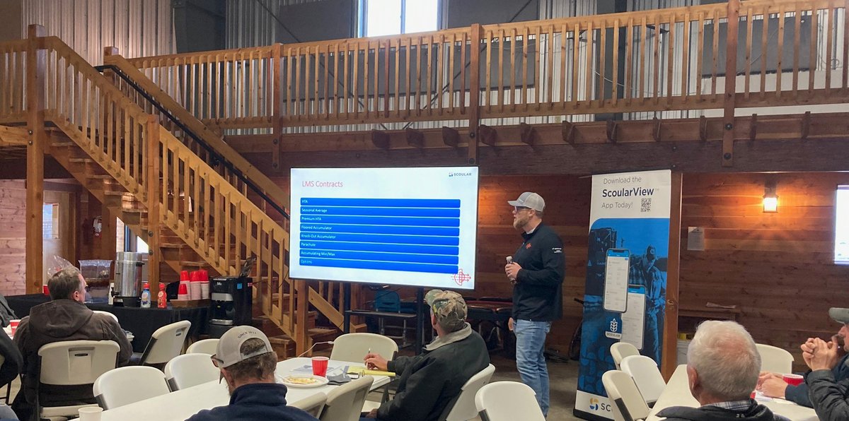 Jordan Flynn met with producers this winter about our Latitude Marketing Services program. He says among what they like is it expands our contract offerings to include options and over-the-counter products. Contact your originator to learn more: scoularview.com/?utm_source=tw…