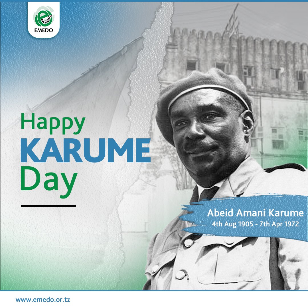 Remembering Abeid Amani Karume, a bold and visionary leader whose legacy continues to shape Zanzibar and Tanzania to this day.
#karumeday2025