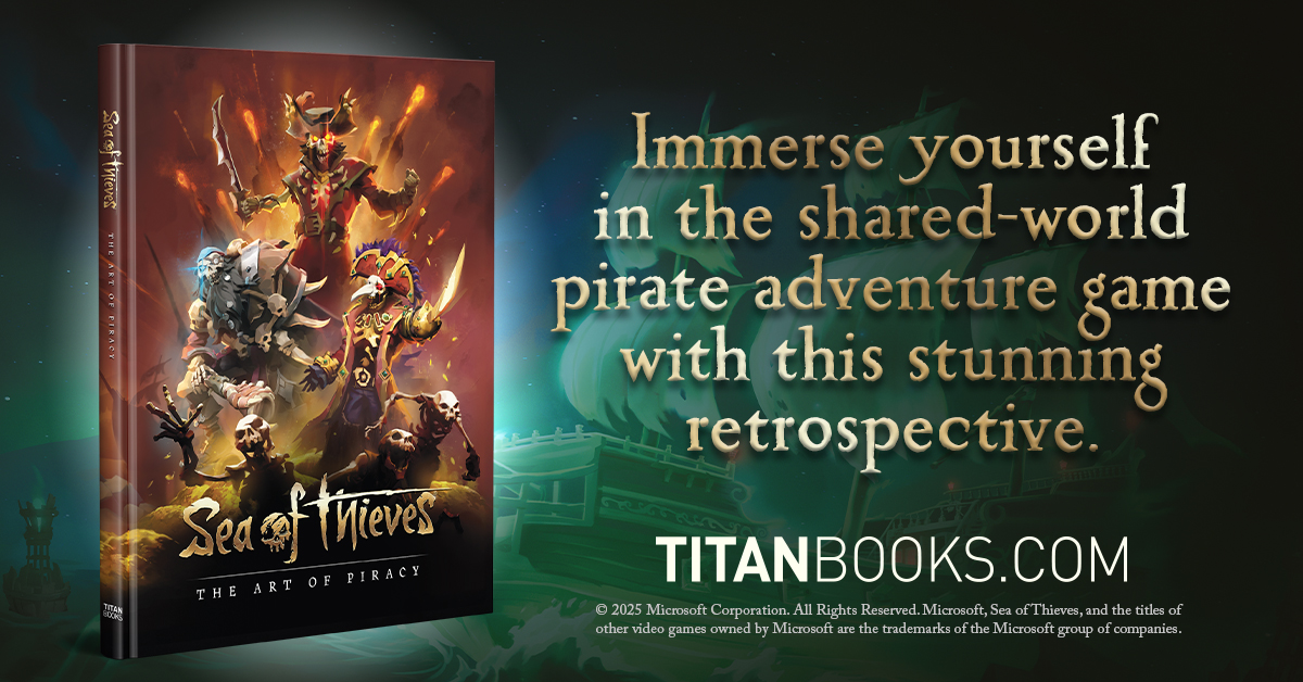Be more pirate! Immerse yourself in Rare’s shared-world pirate adventure game Sea of Thieves with this stunning retrospective.

SEA OF THIEVES: THE ART OF PIRACY

Pre-order now: bit.ly/4hS8dBb
