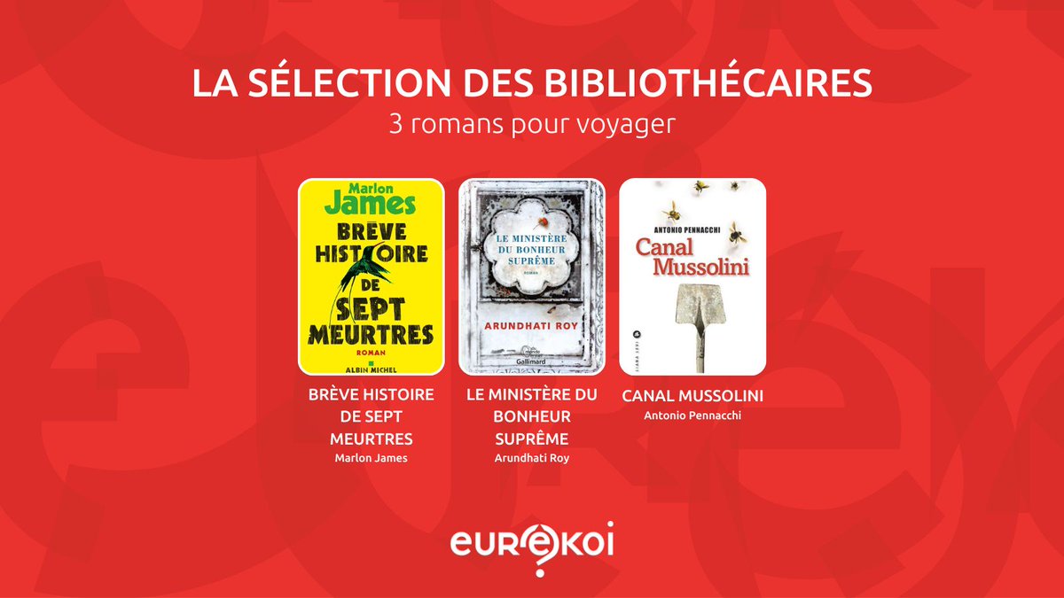 ☀ Les beaux jours qui arrivent vous donnent envie de partir à l'aventure ?

Chez Eurêkoi, on a la solution : s'aérer l'esprit grâce à la lecture📖Découvrez 3 romans pour voyager !

Indiquez-nous le choix de votre prochaine lecture dans les commentaires👇
bit.ly/42pNuPG