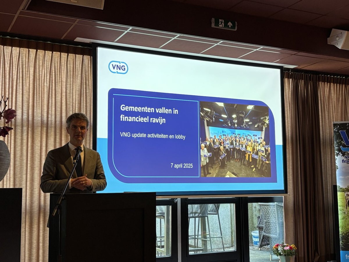 De plaatsvervangend algemeen directeur ⁦van de ⁦<a href="/VNGemeenten/">VNG</a>⁩ Pieter Jeroense, is gast bij de ALV van de ⁦<a href="/VFG_Fryslan/">VFG Fryslan</a>⁩ in Drachten. Gemeenten kunnen alleen maar goed functioneren als zij adequaat door het Rijk worden gefaciliteerd en gefinancierd! Het geduld is op