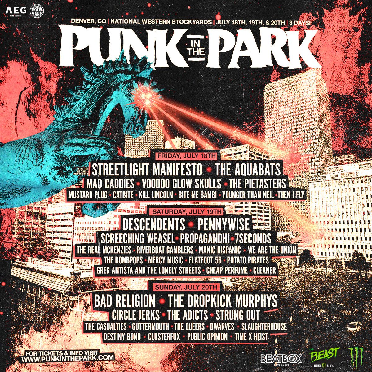The Pietasters (@pietasters) on Twitter photo DENVER! Single day tickets for <a href="/punk_inthepark/">Punk in The Park</a> will go on sale Tuesday April 8th at 10am MT.
Tickets, VIP and craft beer tasting packages available at punkinthepark.com DENVER! Single day tickets for <a href="/punk_inthepark/">Punk in The Park</a> will go on sale Tuesday April 8th at 10am MT.
Tickets, VIP and craft beer tasting packages available at punkinthepark.com