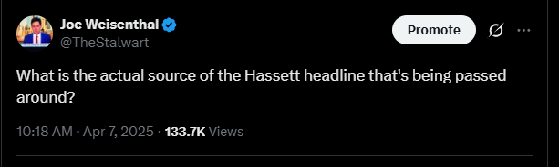 Joe Weisenthal (@thestalwart) on Twitter photo Follow @thestalwart if you want your breaking news accounts to care about accuracy and provenance of market moving headlines Follow @thestalwart if you want your breaking news accounts to care about accuracy and provenance of market moving headlines