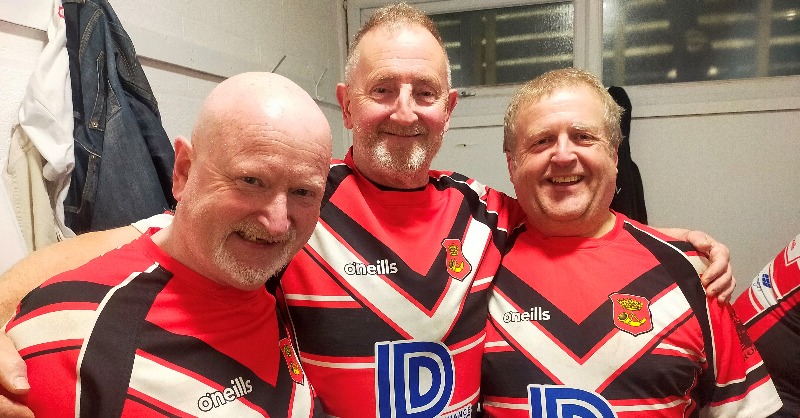 RFU's tweet photo. 👴👴👴 A combined age of 187 and still scrummaging!

🏉 This legendary front row first packed down together fifteen years ago and haven't looked back.

📖 Read their story 👇