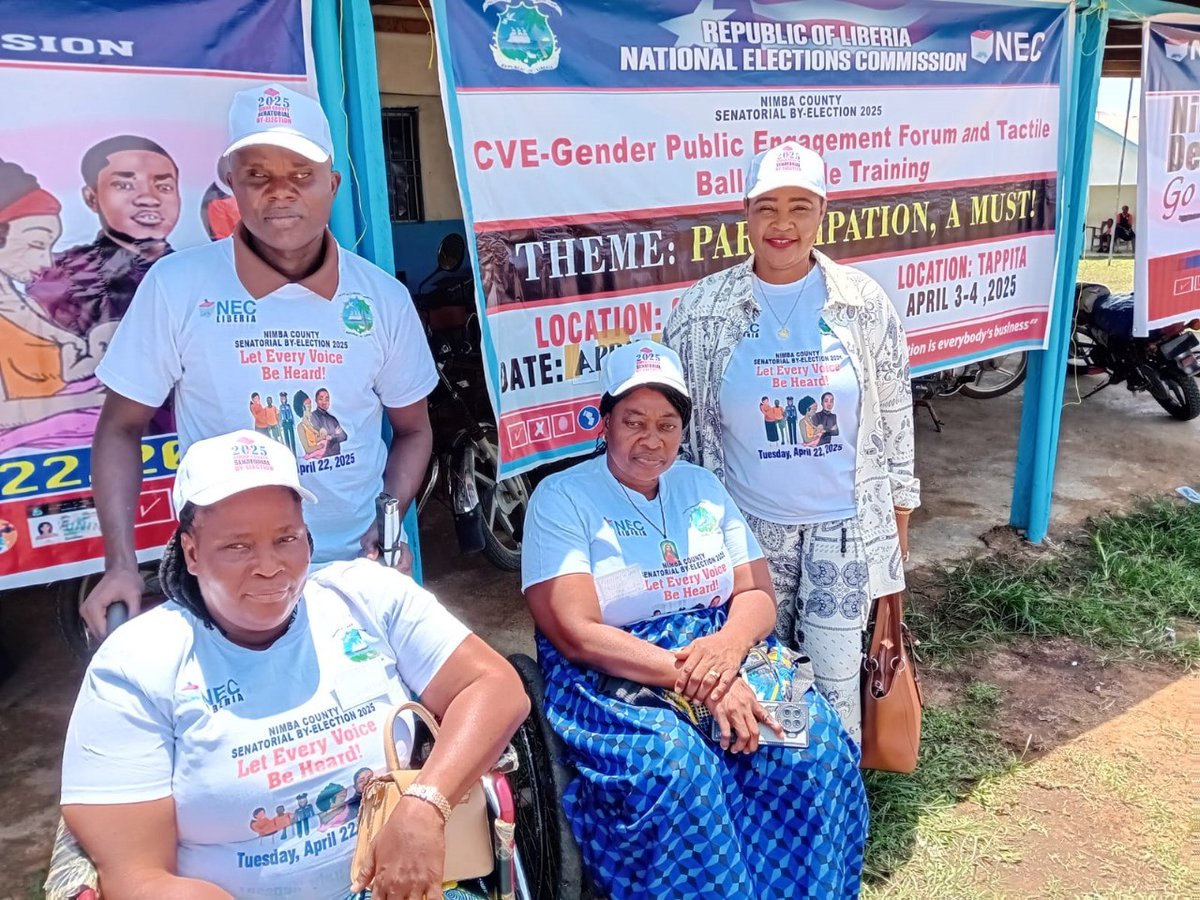 UNDP Liberia (@undpliberia) on Twitter photo <a href="/NECLiberia/">NEC Liberia</a> with support from <a href="/UNDPLiberia/">UNDP Liberia</a> & partners <a href="/SwedeninLiberia/">Embassy of Sweden in Liberia</a> <a href="/Irish_Aid/">Irish Aid</a> #EU holds CVE Inclusion Public Engagement Forum & Tactile Ballot Guide Training ahead of by-elections in Nimba.
Click tinyurl.com/yz22s7t4 <a href="/NECLiberia/">NEC Liberia</a> with support from <a href="/UNDPLiberia/">UNDP Liberia</a> & partners <a href="/SwedeninLiberia/">Embassy of Sweden in Liberia</a> <a href="/Irish_Aid/">Irish Aid</a> #EU holds CVE Inclusion Public Engagement Forum & Tactile Ballot Guide Training ahead of by-elections in Nimba.
Click tinyurl.com/yz22s7t4