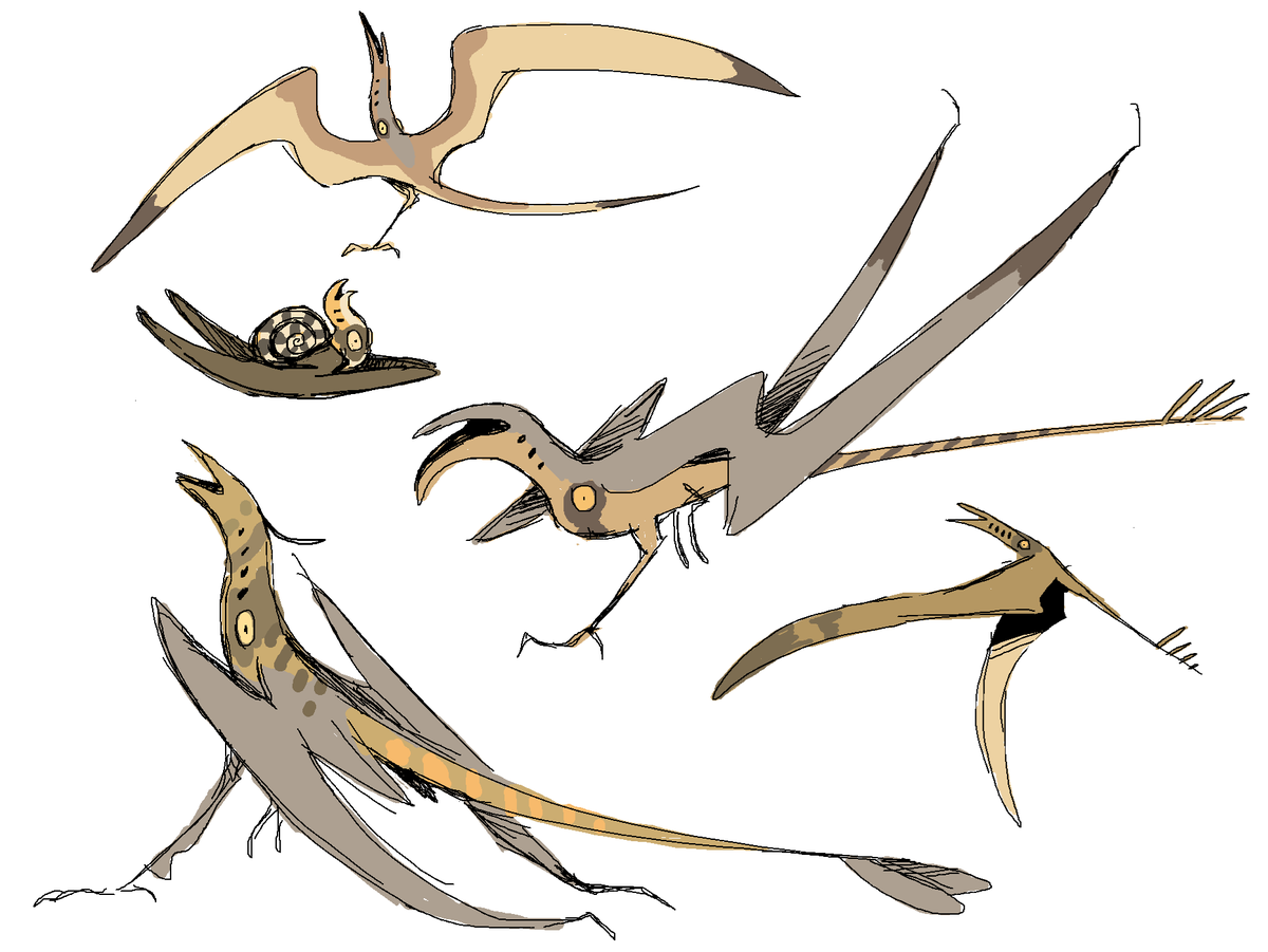 SparrowLucero's tweet image. The larrow, a tiny alien that lives in a sea of endless wheat. They spend most of their life (a few hundred years) as a little ground dwelling "mole" and only gain sapience once they grow into their flighted sexually mature form, which will only live about 10-20 years.