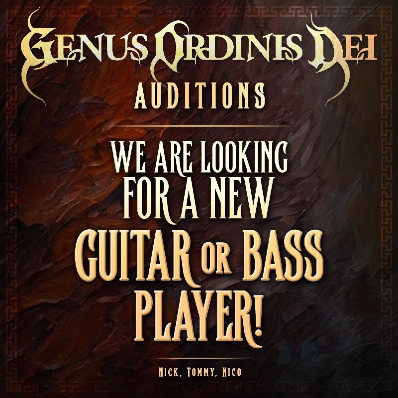 METALWAVEItaly's tweet image. GENUS ORDINIS DEI: alla ricerca del quarto membro metalwave.it/news-leggi.php… #metalwave #PressThisMusicPR #GENUSORDINISDEI