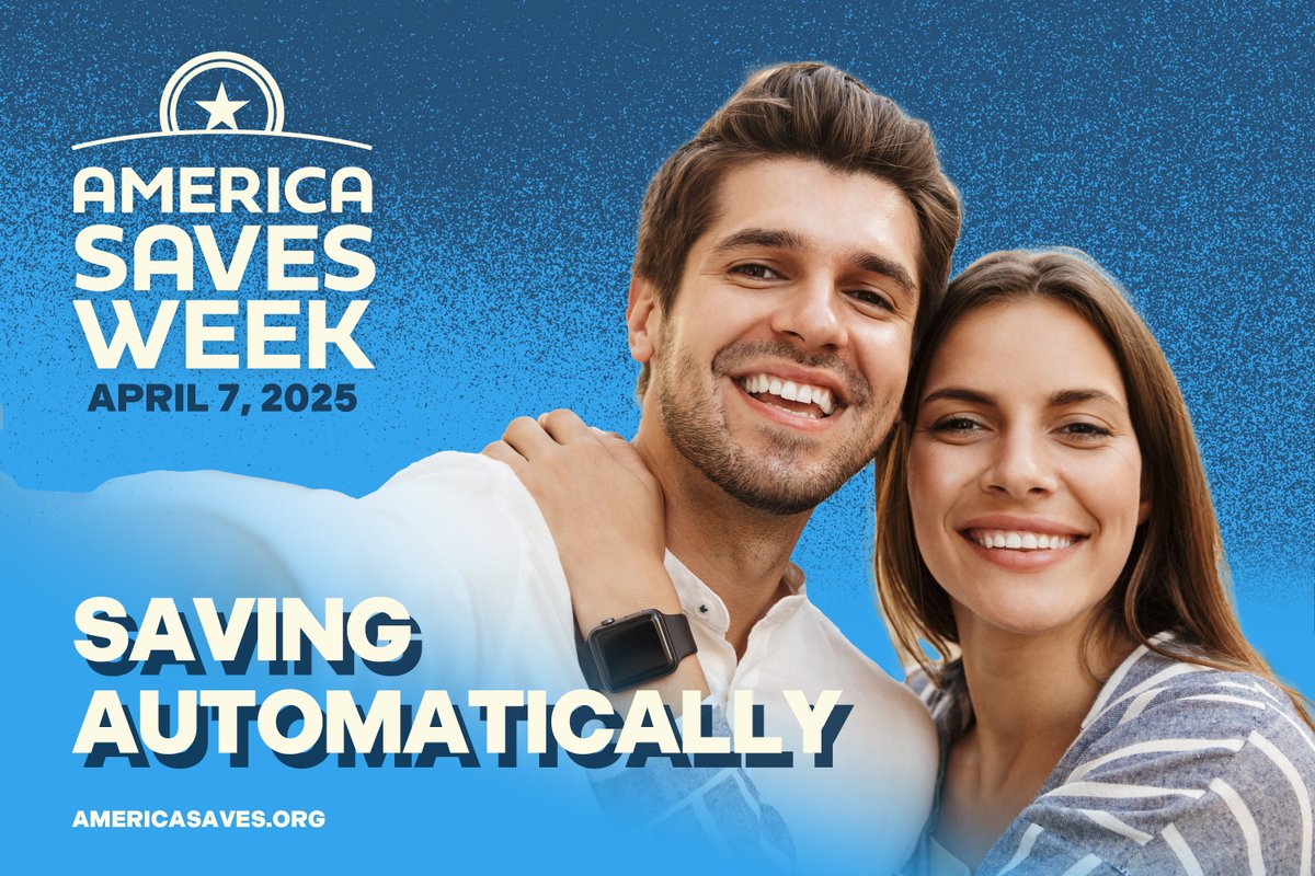 BankOnRV's tweet photo. Automatic savings is a simple yet powerful tool that ensures you’re consistently working toward your financial goals. #ASW2025 @AmericaSaves

https://t.co/UM5D9FzuTa https://t.co/R4sUu46W0N