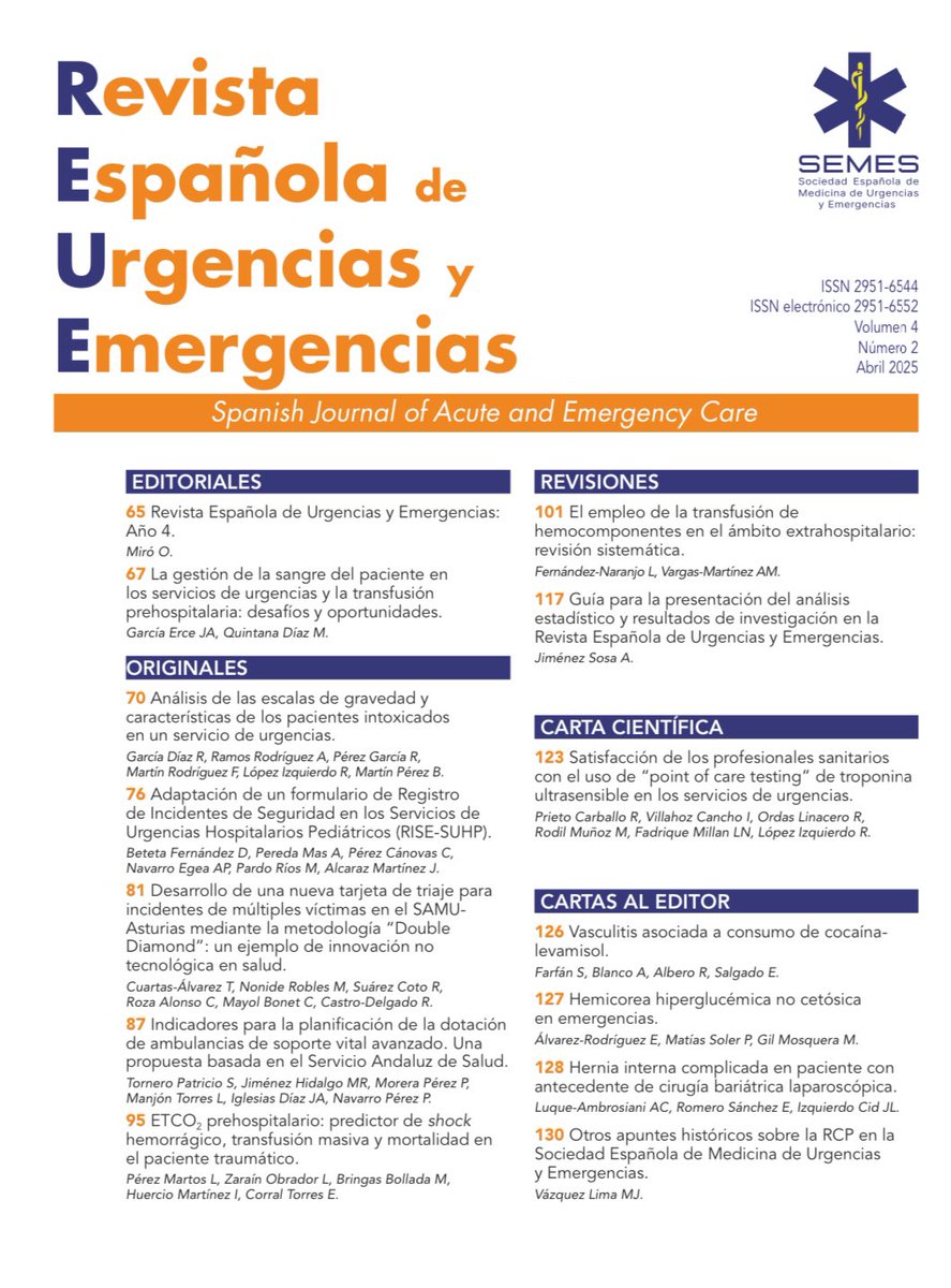 Accede ya al nuevo número de la Revista Española de Urgencias y Emergencias <a href="/ReuErevista/">REUErevista</a> 

reue.org/numero-actual/
