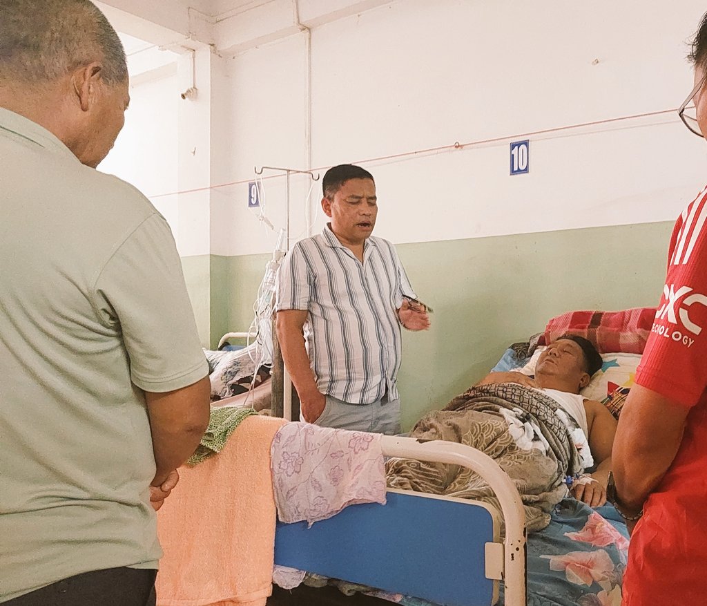 Psalm 41:3, "The Lord sustains him on his sickbed; in his illness, you restore him to full health".
As we pray for our brother Shri. Ramji Chang, GS BJP Tuensang District, we wish him a speedy recovery and good health!!