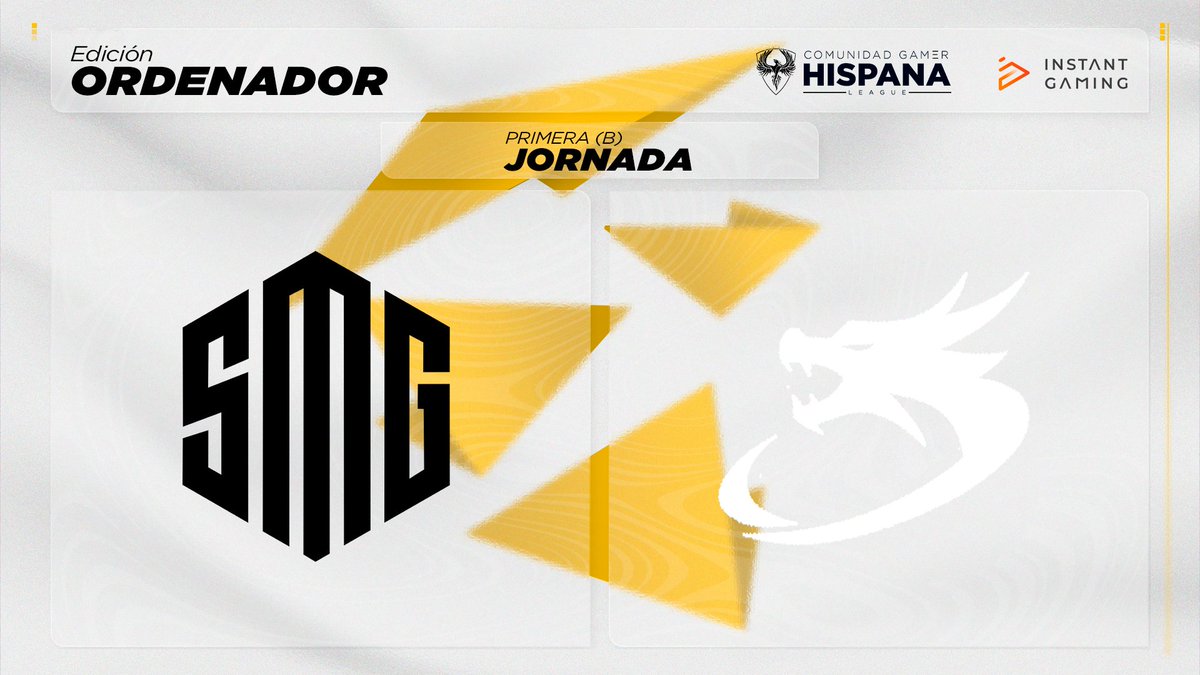 Comunidad Gamer Hispana | CGHLeague (@cgh_league) on Twitter photo ⚔️ | 𝐌𝐀𝐓𝐂𝐇𝐃𝐀𝐘
<a href="/BlackHoleSports/">BlackHole Sports</a> & #SMG11 inauguran la edición con el primer partido de la jornada 🔥
Dejamos encuesta en los comentarios, queremos saber tu predicción 🫡
#CGHLeague | #R6España 💛 ⚔️ | 𝐌𝐀𝐓𝐂𝐇𝐃𝐀𝐘
<a href="/BlackHoleSports/">BlackHole Sports</a> & #SMG11 inauguran la edición con el primer partido de la jornada 🔥
Dejamos encuesta en los comentarios, queremos saber tu predicción 🫡
#CGHLeague | #R6España 💛