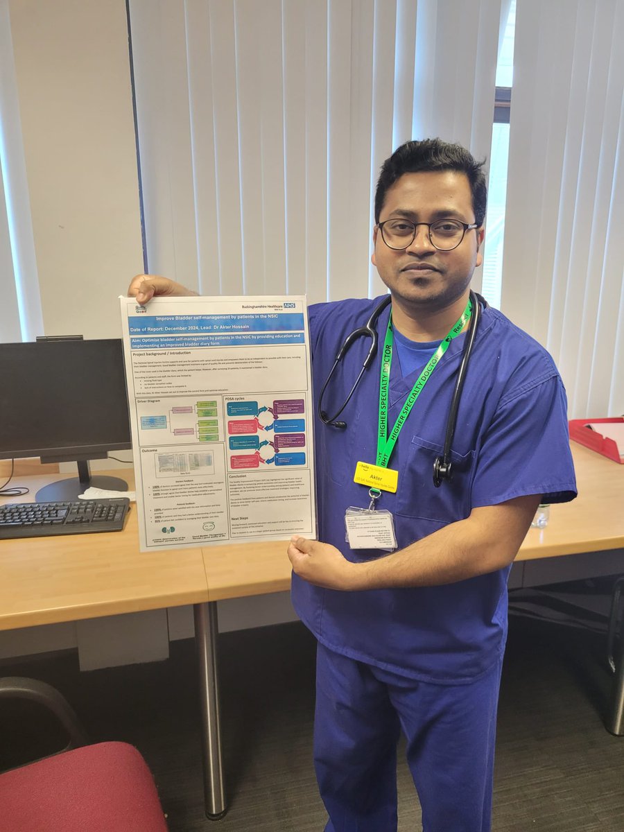 BHTQI (@bhtqi) on Twitter photo Akter showcasing work to increase bladder self management for NSIC patients <a href="/BucksHealthcare/">Buckinghamshire Healthcare NHS Trust</a> well done Akter! Akter showcasing work to increase bladder self management for NSIC patients <a href="/BucksHealthcare/">Buckinghamshire Healthcare NHS Trust</a> well done Akter!