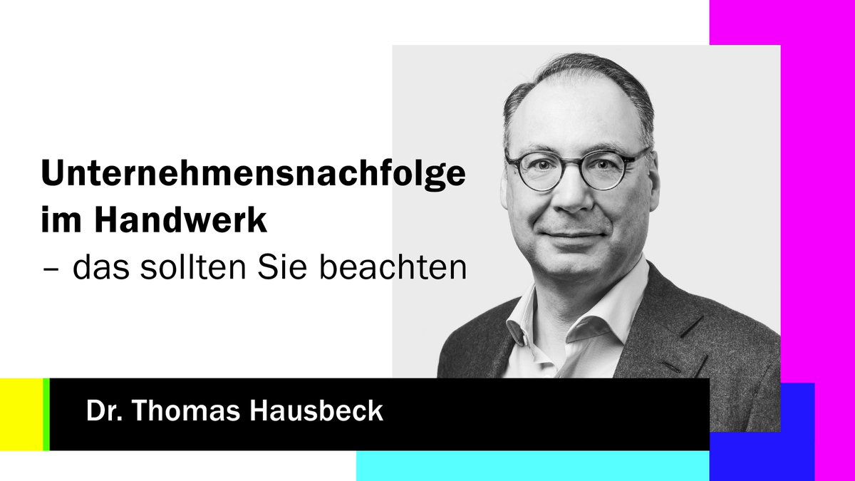 🔧#Unternehmensnachfolge im Handwerk: Ein Zukunftsthema mit Stolperfallen!
Wer übernimmt den #Familienbetrieb? Wie gelingt die Übergabe rechtlich, steuerlich und menschlich?
Jetzt lesen und #Nachfolge richtig angehen:
🔗skwschwarz.de/news/unternehm…