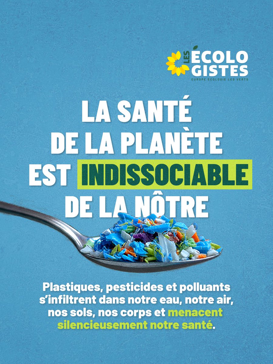 👉 Protéger l’environnement, c’est aussi protéger notre santé.

À l’occasion de la #JourneeMondialeDeLaSante,  rappelons que  la pollution de notre planète n’est pas seulement une crise environnementale.
C’est une crise sanitaire. 🌎💧❤️