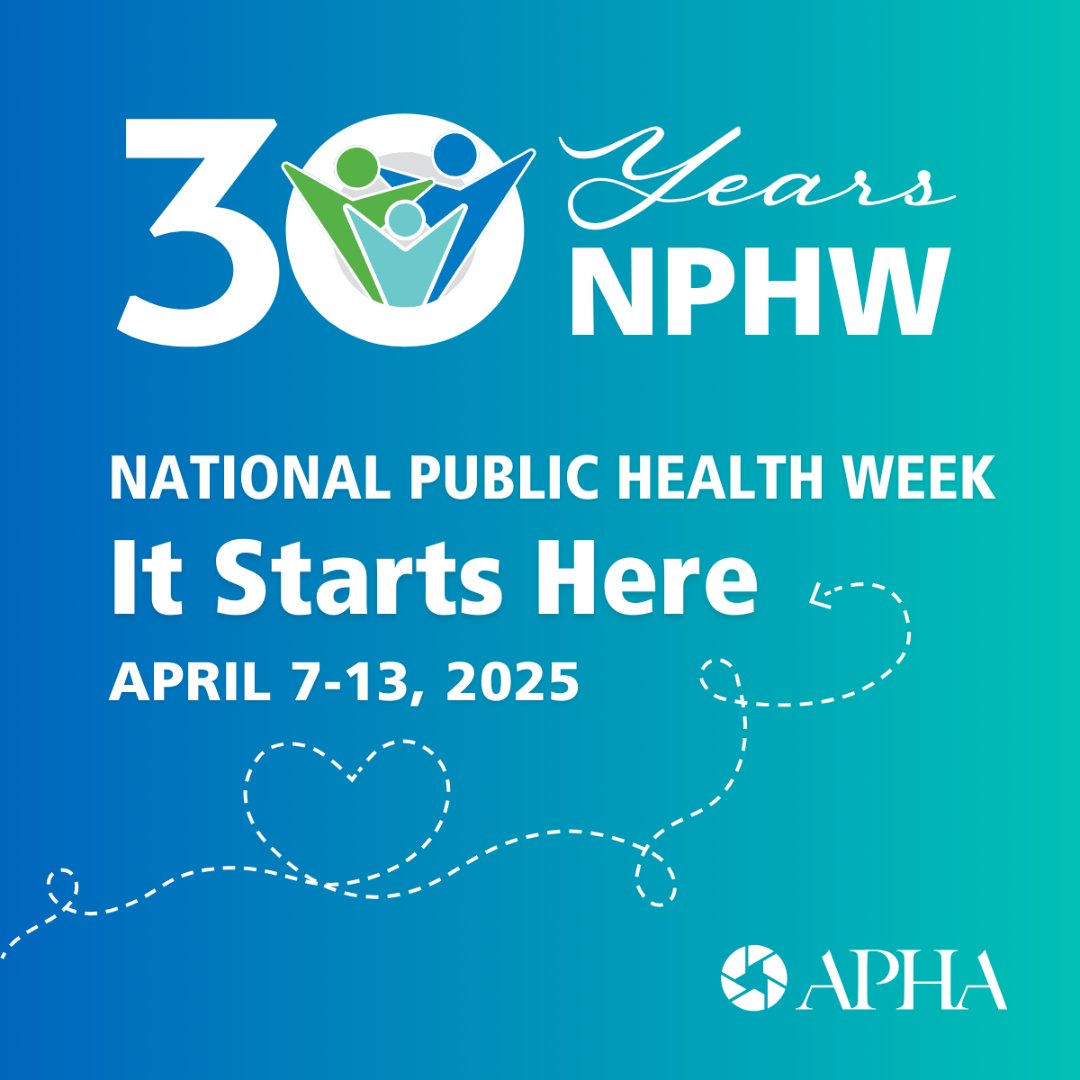 This week we recognize 30 years of #NPHW.
NPHW has advanced health equity, improved community well-being, &amp; championed public health policies. Join us in celebrating by reflecting on successes, facing upcoming challenges, &amp; envisioning a healthier future
nphw.org