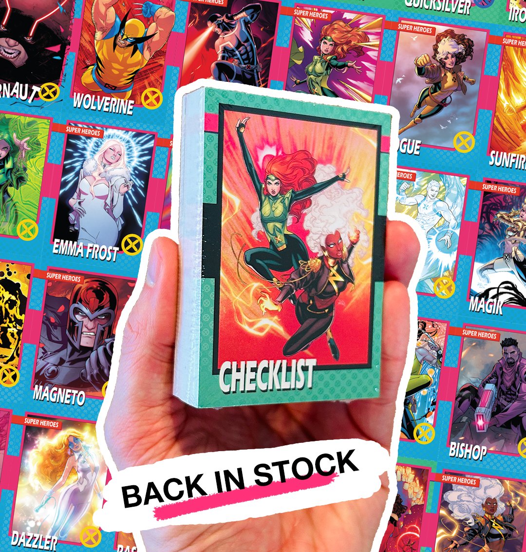BACK IN STOCK! Now that the dust’s settled on my art book Kickstarter, we’ve got some X-MEN card sets left over 👇

ma-russell-dauterman.backerkit.com/hosted_preorde…