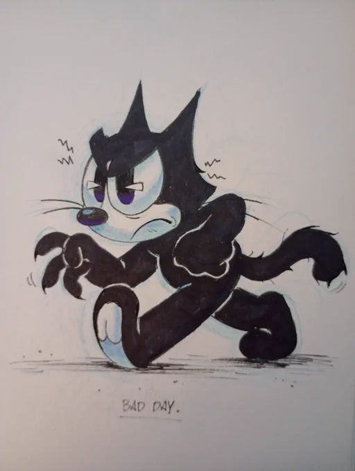 old 2023 sketchbook ... #felixthecat #sketch