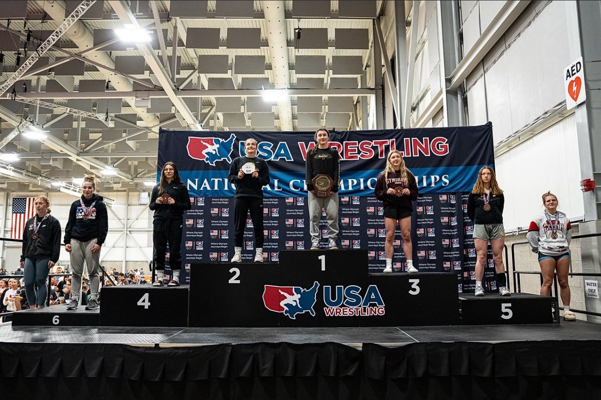 TheLowSingle's tweet image. Cowgirl Wrestling’s first All American, Kaiulani Garcia! 4th place finish at Nationals. 🤠🤼‍♀️ 

The first in program history of many under @IzzakOlejnik and @GaryTraub8! 

📸: Bailey Schmitz