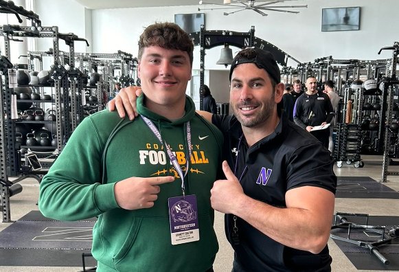 Coal City <a href="/coalersports/">Dan Hutchings</a> 2027 DT <a href="/EmmettEaston55/">Emmett Easton</a> Emmett Easton was able to make a recent visit to Northwestern and recaps his latest recruiting news here edgytim.rivals.com/news/dt-easton…