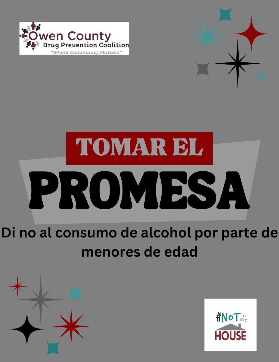 Take the Pledge, say no to underage drinking. #notinmyhouse #takethepledge