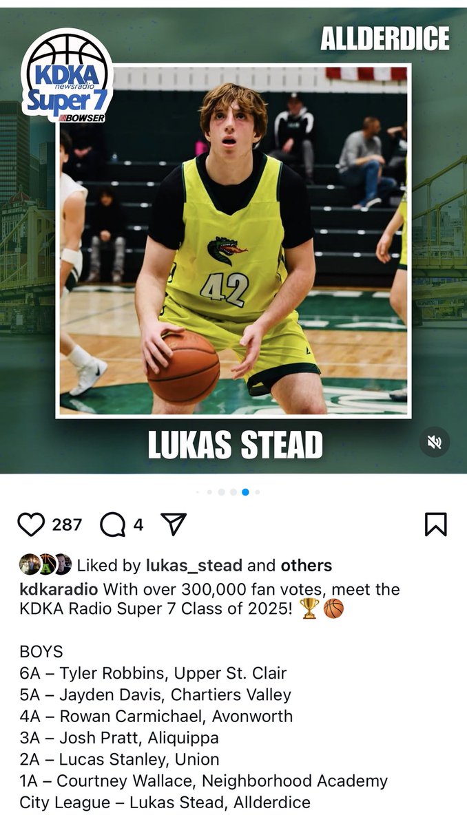 Congrats ⁦<a href="/Lukas_Stead/">Lukas_Stead</a>⁩ 
Very proud of you! ⁦<a href="/DiceSports/">Allderdice Sports</a>⁩