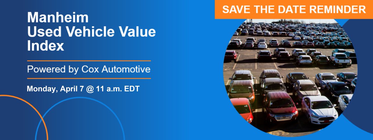 Manheim (@manheim_us) on Twitter photo Confused by all the policy changes? Join Cox Automotive Chief Economist Jonathan Smoke and team for a special edition of the Manheim Used Vehicle Value Index call on Monday 4/7 @ 11 a.m. EDT. bit.ly/4jiNmIu Confused by all the policy changes? Join Cox Automotive Chief Economist Jonathan Smoke and team for a special edition of the Manheim Used Vehicle Value Index call on Monday 4/7 @ 11 a.m. EDT. bit.ly/4jiNmIu