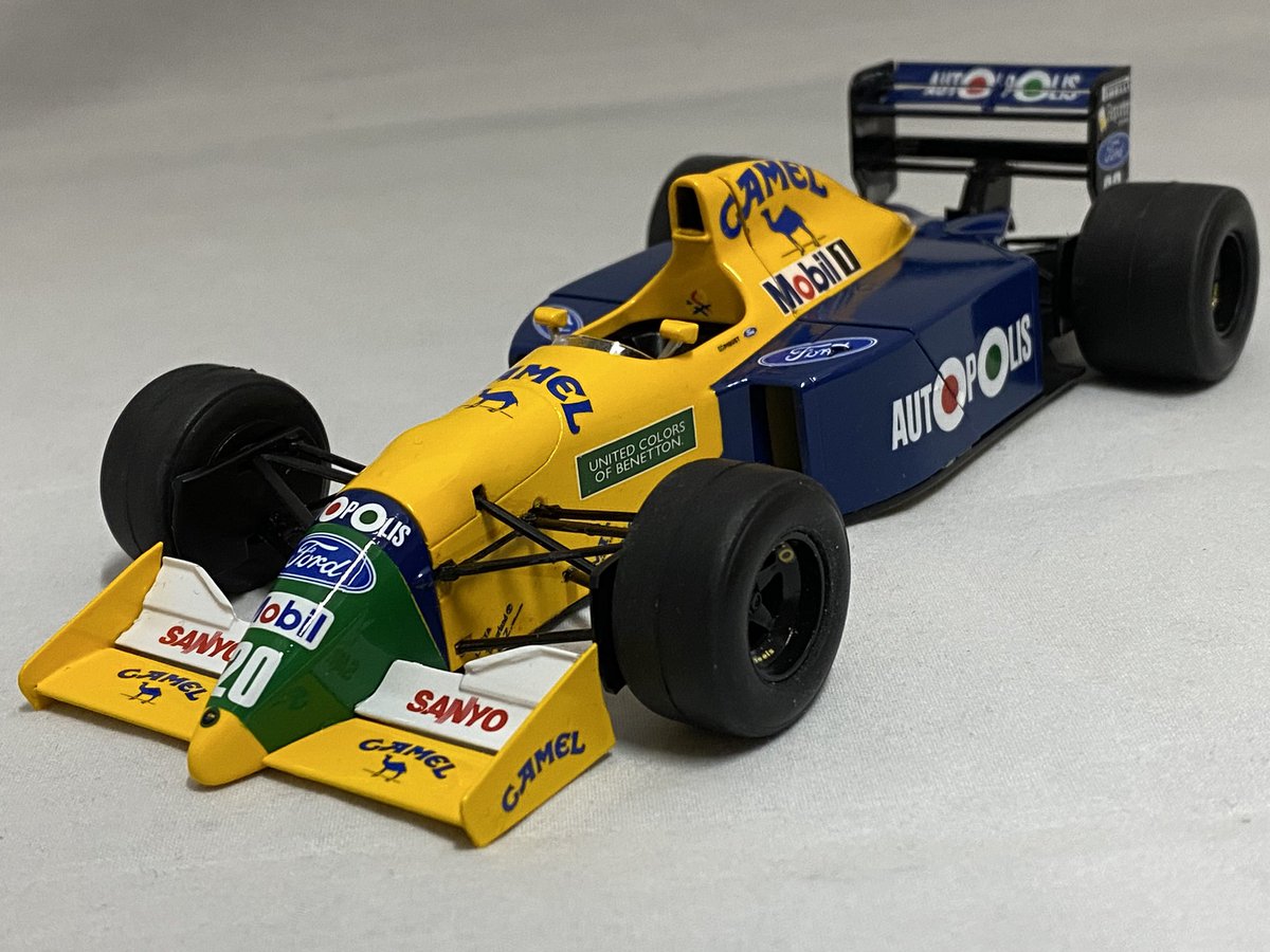 ベネトン b190 ハセガワ1 24 ベネトン B190B 1991アメリカGP 完成しま