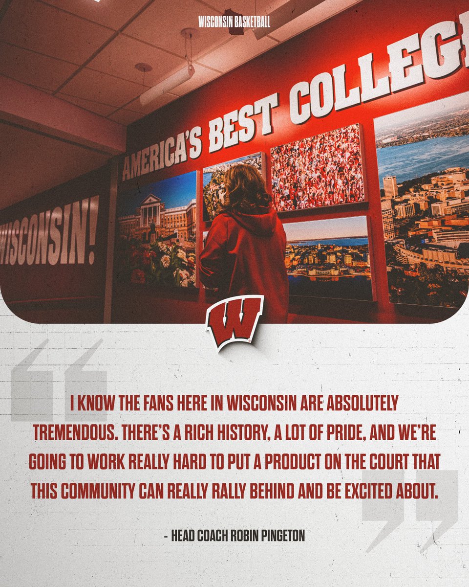 The journey starts now. Let’s build something Wisconsin can be proud of.

#OnWisconsin