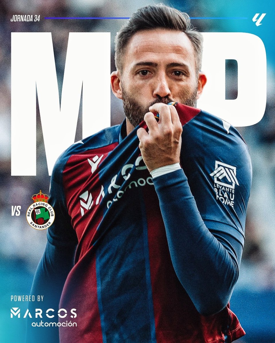 LevanteUD's tweet photo. Y con vuestros votos... 🥁
Morales es el MVP by #MarcosAutomoción del #LevanteRacing
