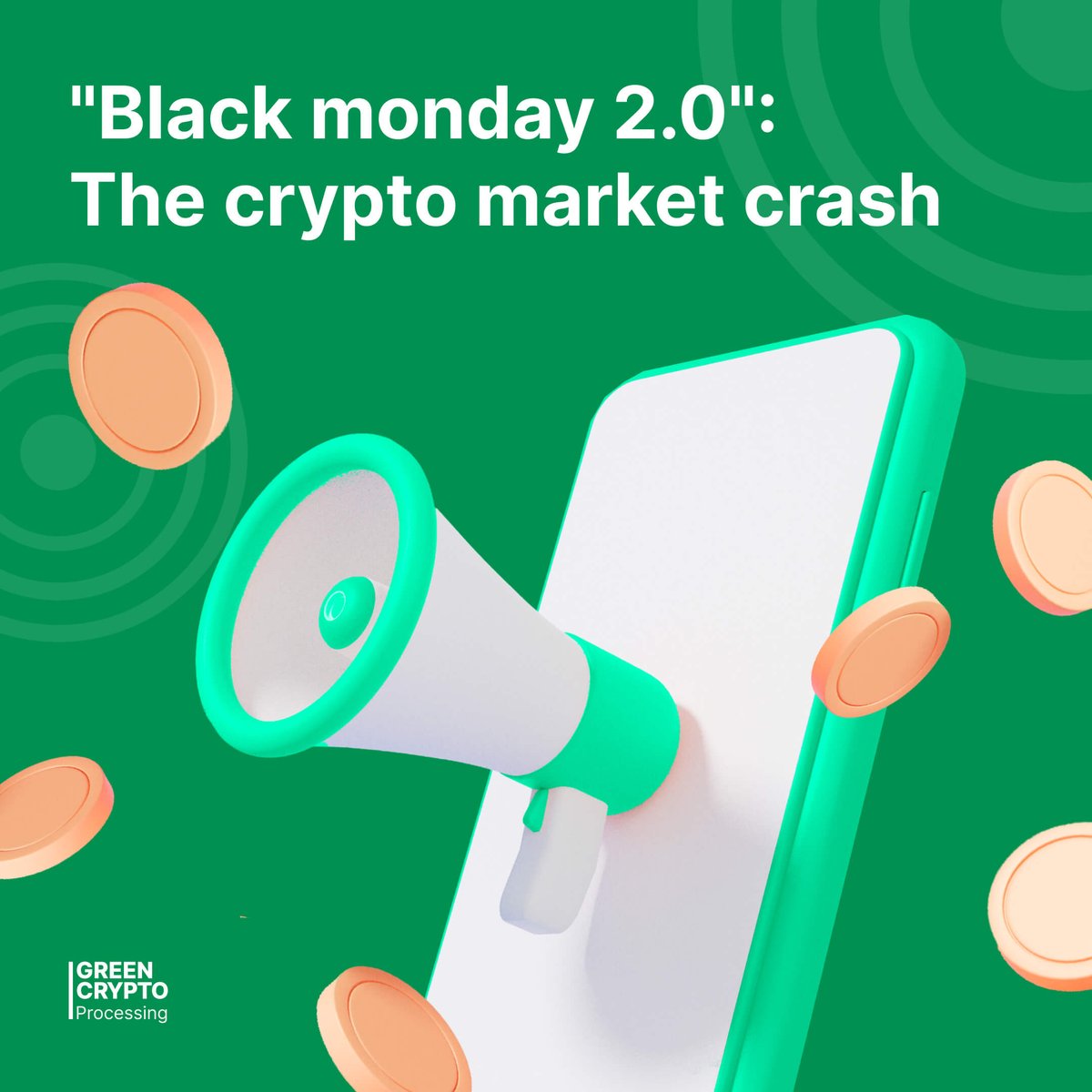 GreenCryptoPay's tweet photo. On April 7, 2025, the crypto market took a 12% nosedive as new U.S. tariffs imposed by President Trump triggered panic among investors. Major digital assets saw significant losses, raising concerns about a potential crypto winter.  
👉Read more https://t.co/WlP7dsLWZ1 https://t.co/WLl6ZBFxaR