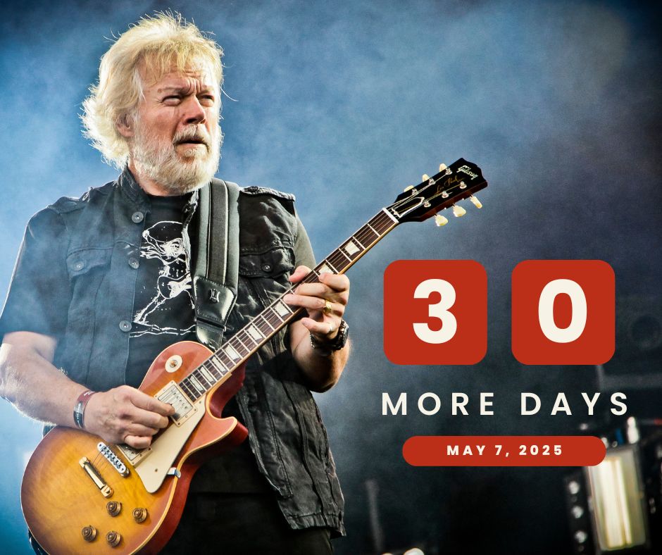 One more month until we're Back in Overdrive with BTO, April Wine, and the Headpins! 🤘

Tickets are available here: bit.ly/4ep7pCd