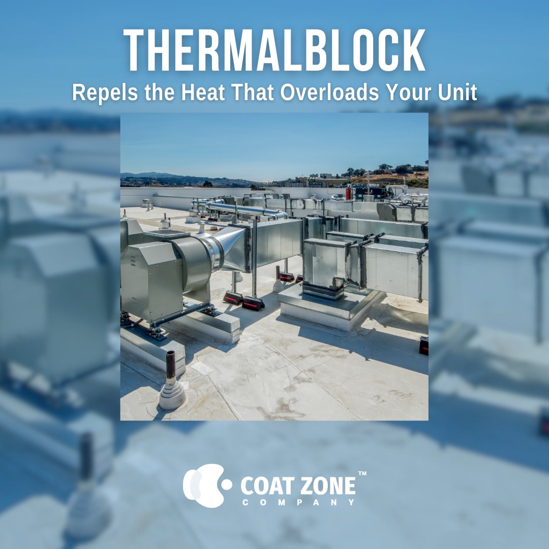 #ThermalBlock is not just reflective—it is a solar #thermalbarrier that blocks 95% of the heat from the sun. By reducing your thermal load, it can also reduce your unit's run time &amp; energy usage, increasing your unit's life by 50%! Explore more benefits: bit.ly/3RuSvRO