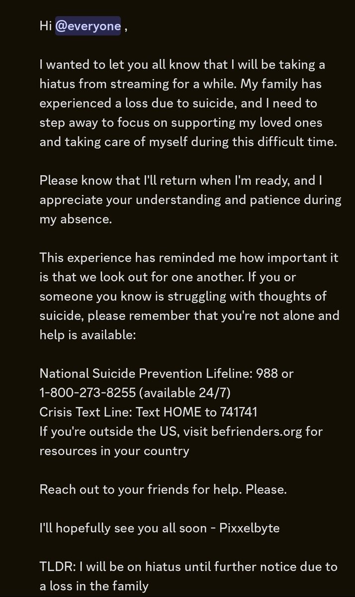 PixxelByteTTV's tweet photo. TW: Suicide https://t.co/ZUeMyF6Ueq