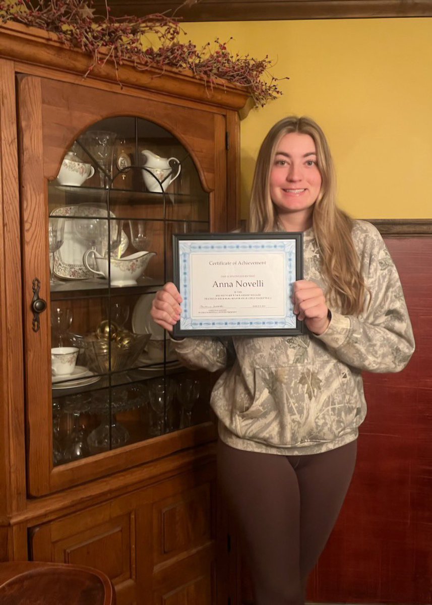 Congratulations Anna Novelli!
Winner of the Rettger Scholarship 2025!