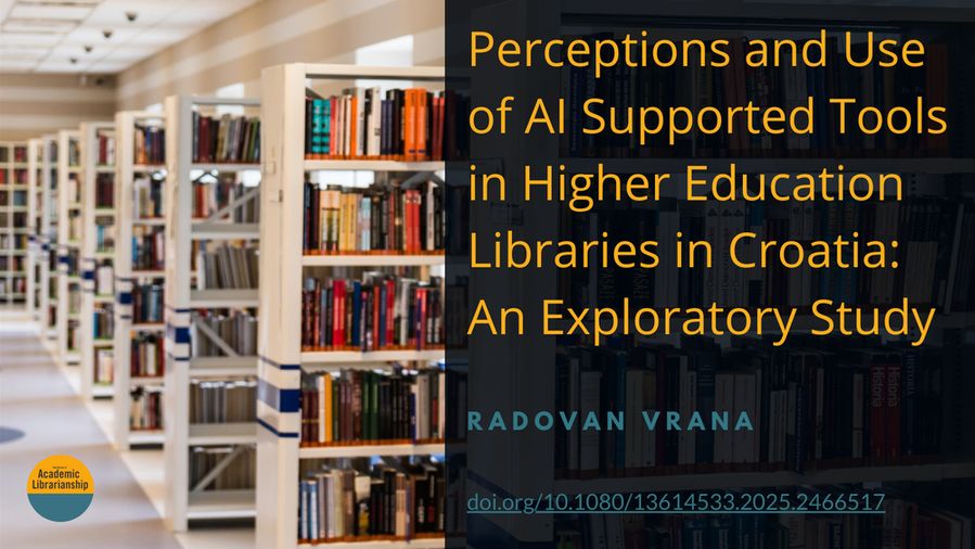 What do users in HE really think about AI? Explore the Croatian perspective with this article: doi.org/10.1080/136145… #AI #AcademicLibraries