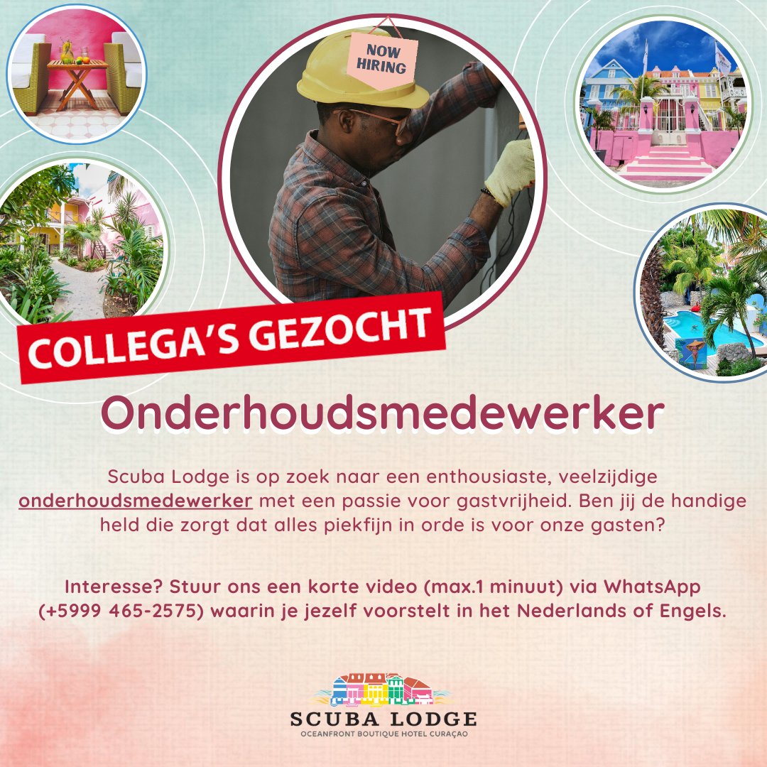 Enthousiaste collega's gezocht! 
😀 #GuestExperienceMedewerker – jij bent het warme welkom dat onze gasten nooit vergeten.
🔧 #Onderhoudsmedewerker – jij zorgt ervoor dat alles werkt én straalt achter de schermen.