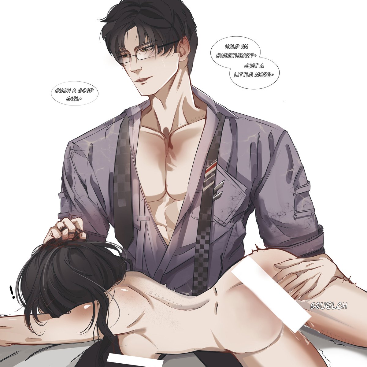 Ikarotsu's tweet photo. Brat tamer Zayne~ 👩‍🦯

#LoveandDeepspace #Zayne #黎深 #恋与深空 #이서언 #レイ https://t.co/ZMEFmscFWH