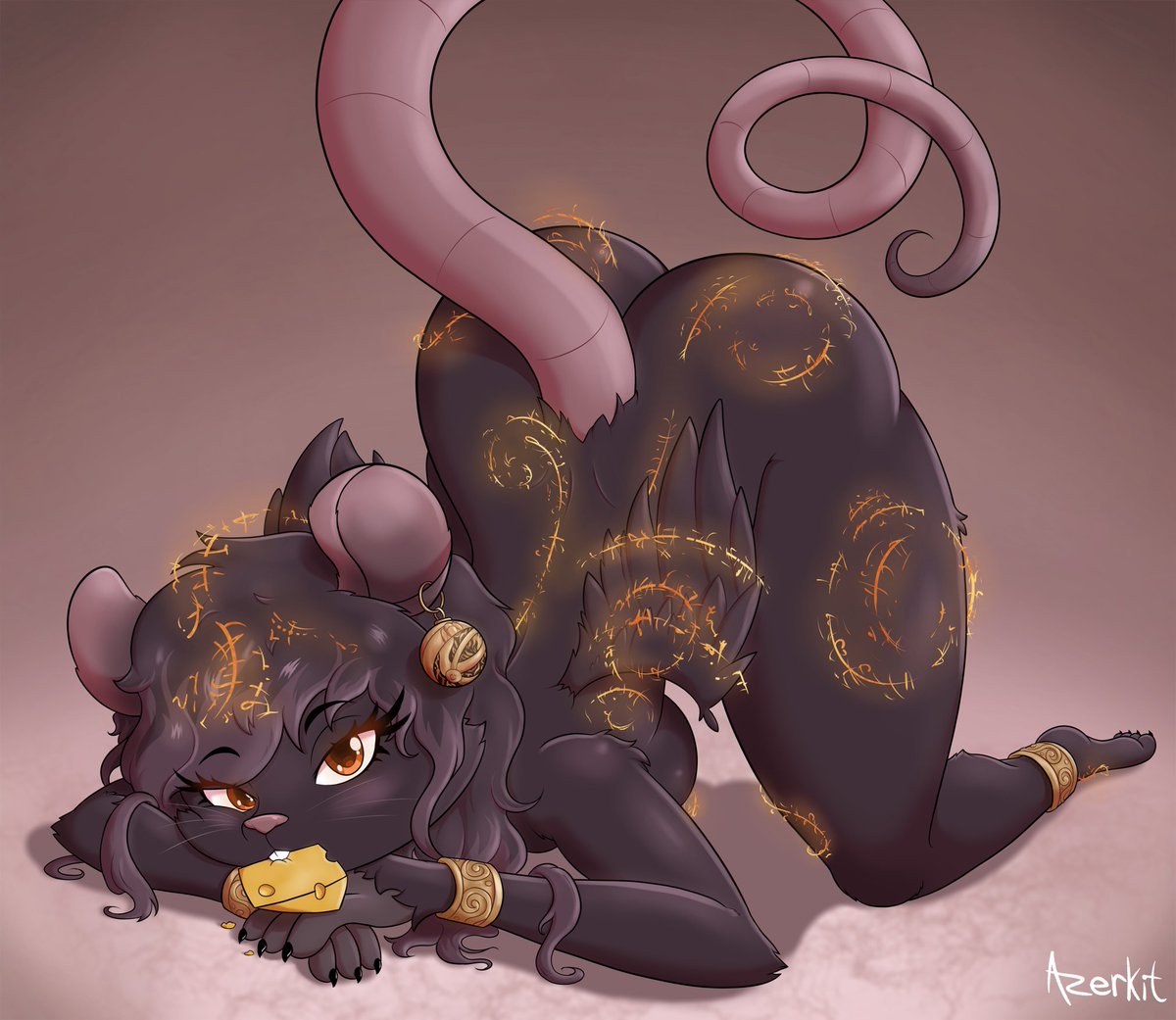 She's cheesed to meet you 🐀🧀