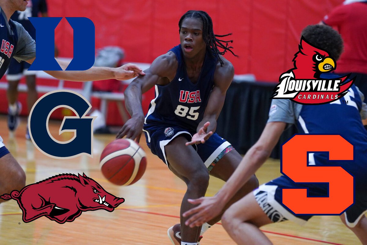 5⭐️ Jordan Smith recaps officials to Duke, Louisville, Georgetown, and Syracuse 🎯 Is already planning his next visit.

He dives deep into his recruitment || 👉[READ] on3.com/news/jordan-sm…