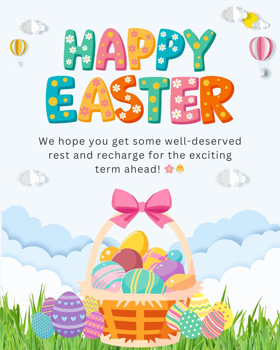 Happy Easter Break from the Applicaa Team! 🌷 To all UK school staff — thank you. Your dedication is appreciated, and we hope this break offers you well-deserved rest. Enjoy the sunshine, sleep, or quiet time. Have a peaceful, chocolate-filled Easter! 🍫 From Applicaa! 🐣