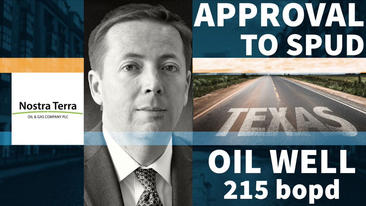 StockBox🎙️📈📽️ (@stockboxmedia) on Twitter photo Nostra Terra Oil & Gas Plan to Spud New Oil Well in Q3
<a href="/StockBoxMedia/">StockBox🎙️📈📽️</a> spoke to Paul Welch, CEO of <a href="/NTOGplc/">Nostra Terra Oil & Gas</a>, following approval from their partner to drill the Fouke 3 well.
Watch below ⬇
buff.ly/ZnXTDuT
➡ Nostra Oil & Gas gets partner approval to drill Fouke 3, Nostra Terra Oil & Gas Plan to Spud New Oil Well in Q3
<a href="/StockBoxMedia/">StockBox🎙️📈📽️</a> spoke to Paul Welch, CEO of <a href="/NTOGplc/">Nostra Terra Oil & Gas</a>, following approval from their partner to drill the Fouke 3 well.
Watch below ⬇
buff.ly/ZnXTDuT
➡ Nostra Oil & Gas gets partner approval to drill Fouke 3,