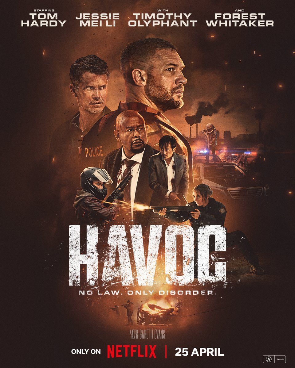 Algemene Havoc poster op Netflix België 