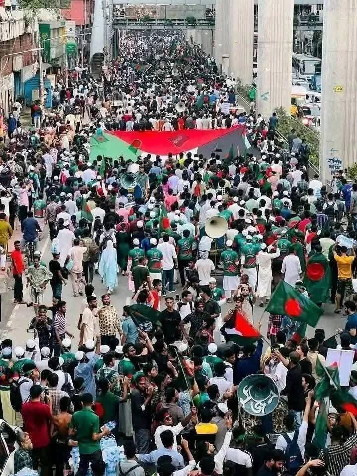 🇵🇸🇧🇩 Bangladesh stand with Palestine! 
 #savePalestine #PrayForPalestine #FreeGaza #JusticeForPalestine #EndTheOccupation #PalestinianRights #BoycottIsrael #Palestinewillbefree  
#Bangladesh #Palestine 
#BangladeshStandsWithPalestine