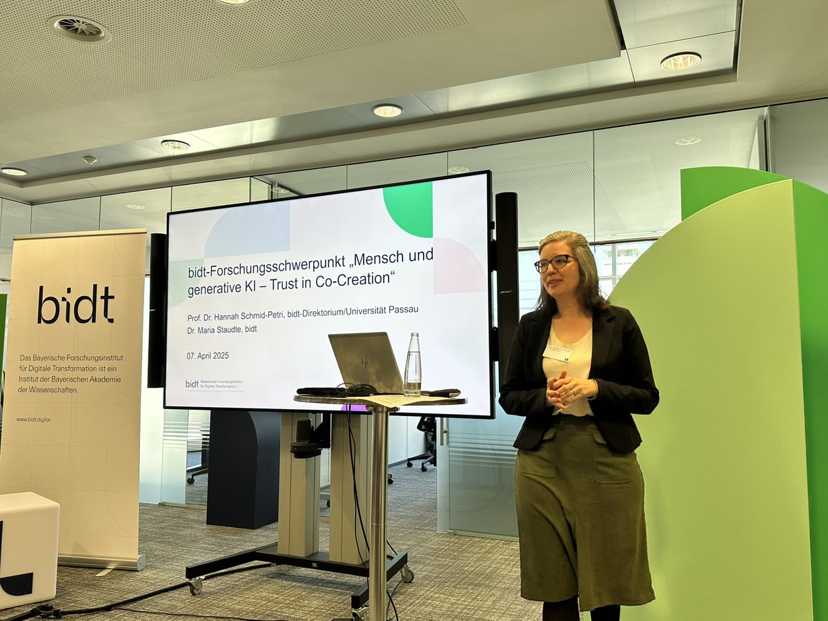 albrechtschmidt's tweet image. Kick-off at BIDT (bidt.digital) for a new set of projects on Human-ai co-creation. In our project we look into democratization of software development by co-creation of spezifications as intermediate representations for software. @svenmayerhci @mimuc