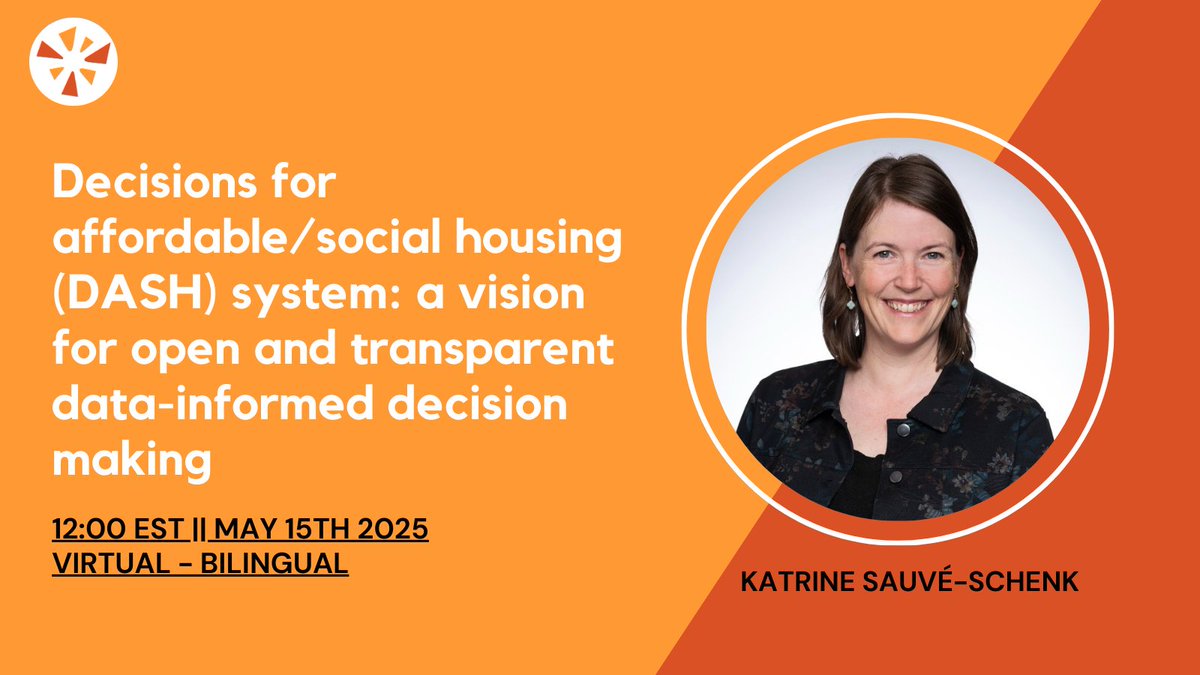 CRSEC-CRECS uOttawa (@crsec_crecs) on Twitter photo Save the Date! đź“…
Learn about DASH (Decisions for Affordable/Social Housing), an open-data solution created by uOttawa researchers in partnership with <a href="/OttawaAlliance/">Alliance to End Homelessness Ottawa</a> in our upcoming colloquium with Katrine Sauvé-Schenk on May 15th.
Grab your spot: uottawa-ca.zoom.us/meeting/regist… Save the Date! 📅
Learn about DASH (Decisions for Affordable/Social Housing), an open-data solution created by uOttawa researchers in partnership with <a href="/OttawaAlliance/">Alliance to End Homelessness Ottawa</a> in our upcoming colloquium with Katrine Sauvé-Schenk on May 15th.
Grab your spot: uottawa-ca.zoom.us/meeting/regist…