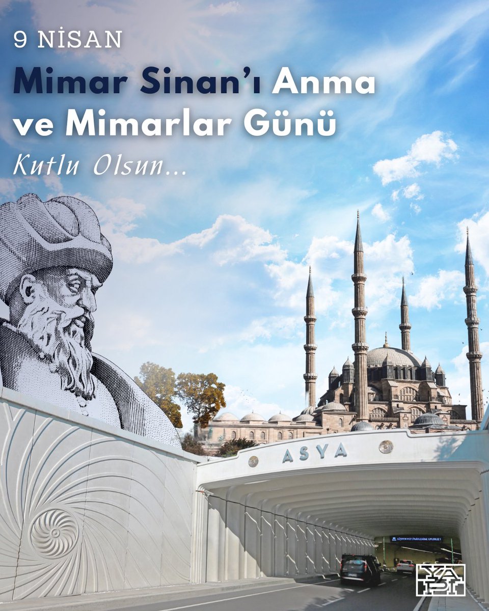 Yapı Merkezi olarak, birçok projemizde Mimar Sinan’ın eşsiz eserlerinden ilham alarak mimarlık anlayışını yaşatıyoruz. 

Sinan’ın yapıları, mühendislik, estetik ve kültürün mükemmel birleşimidir. Saygıyla anıyor, mirasını gelecek nesillere aktarmak için çalışıyoruz.
#YapıMerkezi
